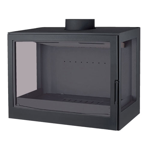 Топка Liseo Castiron LCI 007 GFLR Flat top (два боковых стекла)